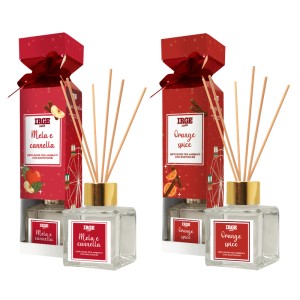 ACA DIFFUSORE CARAMELLA 100ML MELA E CANNELLA + ORANGE SPICE