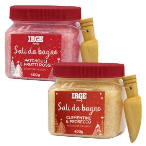 AOA SALI DA BAGNO 400GR CLEMENTINE+PROSECCO-PATCHOULI+