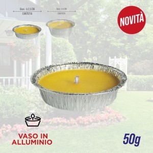 EKA CANDELA CITRONELLA ALLUMINIO 50GR