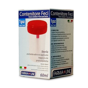 CAV CONTENIT. STERILE FECI FARMALINE TAPPO A VITE
