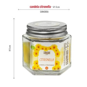 ELA CAND. CITR. ESAGONALE+TAPPO A VITE