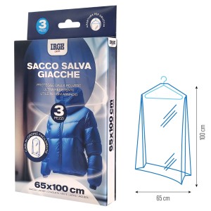 CDM SACCO SALVA GIACCHE 65X100 3 PZ BOX