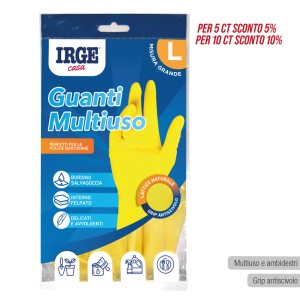 ADE GUANTI PIATTI ANTISCIVOLO IRGE L ATTENZIONE INNER CORRETTO 12PZ