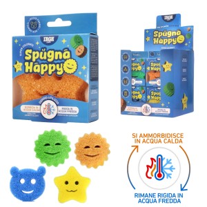 ADF SPUGNA HAPPY SCRUB 10X10X3CM