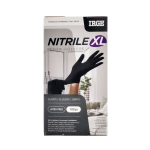 ABO GUANTI MONOUSO 100PZ NITRILE NERO XL