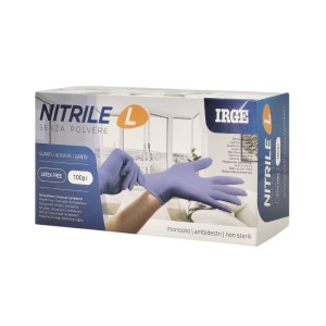 ABG GUANTI MONOUSO 100PZ NITRILE BLU L-