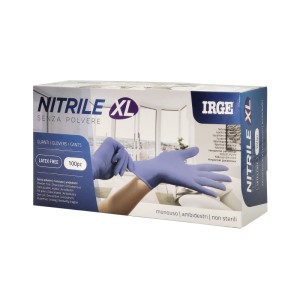 ABI GUANTI MONOUSO 100PZ NITRILE BLU XL-