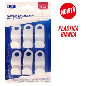 AAX GANCI ADESIVI PER GRUCCIA 6PZ