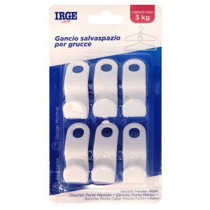 AAX GANCI ADESIVI PER GRUCCIA 6PZ