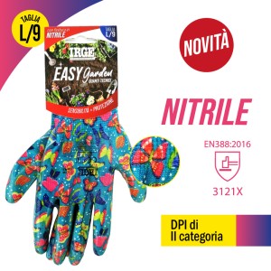 AAU GUANTI TEC.EASY GARDEN NITRILE L/9
