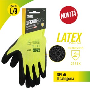 AAQ GUANTI TEC.SECURE GRIP LATTICE L/9