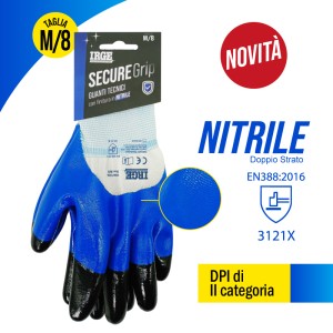 AAL GUANTI TEC.SECURE GRIP NITRILE M/8